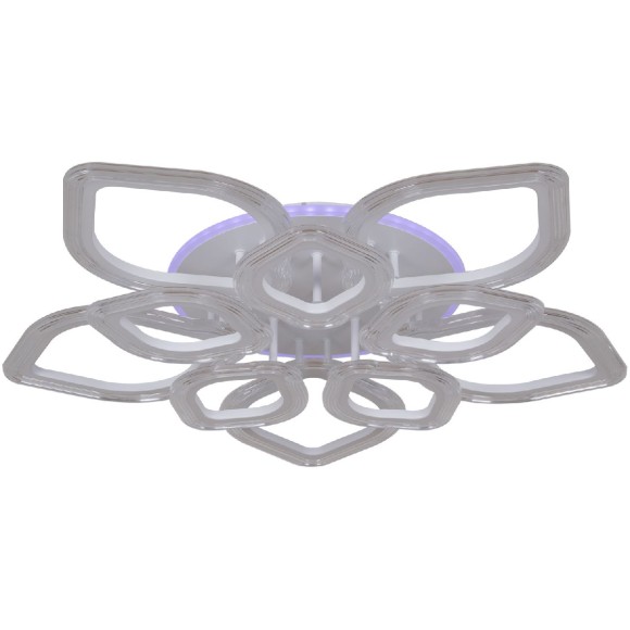 Потолочная светодиодная люстра с пультом управления Reluce 09827-3.3-5+5A WH (RGB)