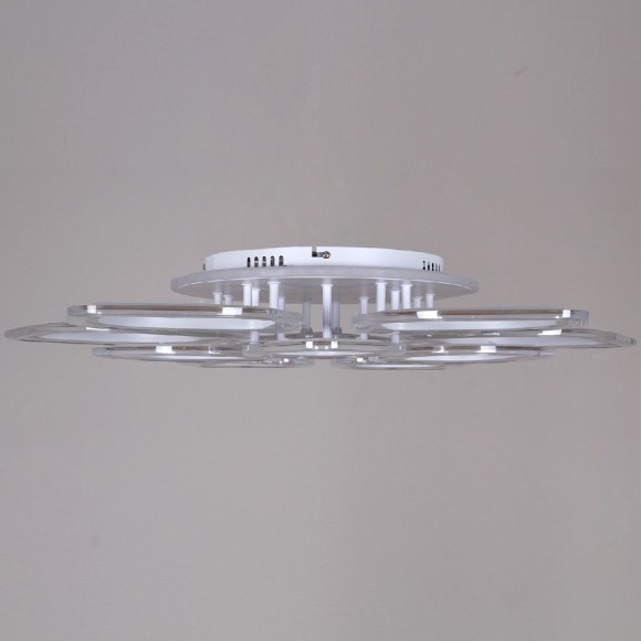 Потолочная светодиодная люстра с пультом управления Reluce 09827-3.3-5+5A WH (RGB)