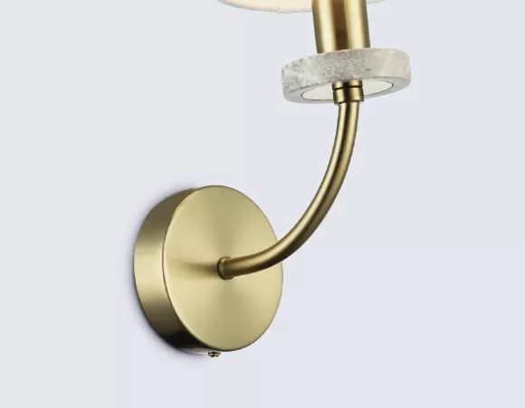 Бра Ambrella Light High Light Ceramo Classic LH75359, Неоклассика, Белый, Бронза