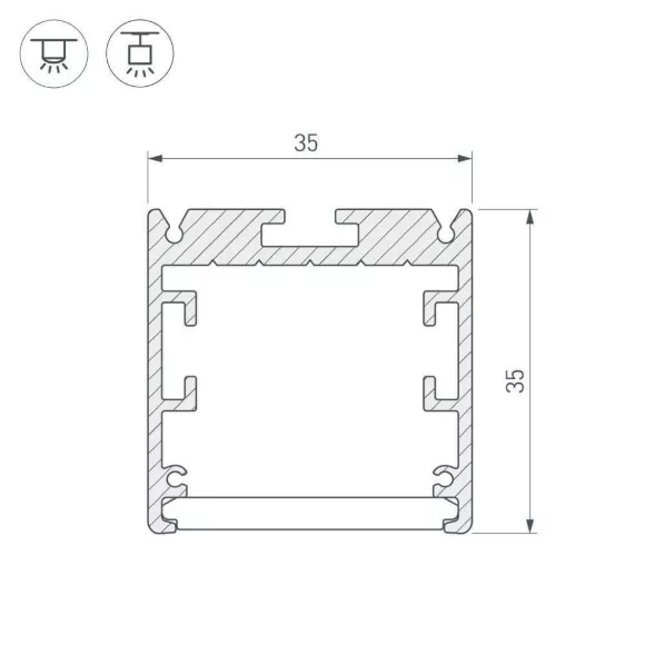 Профиль Arlight SL-ARC 026667 Профиль Arlight SL-ARC 026667