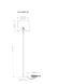 Торшер Arte Lamp RODOS A2589PN-1SS