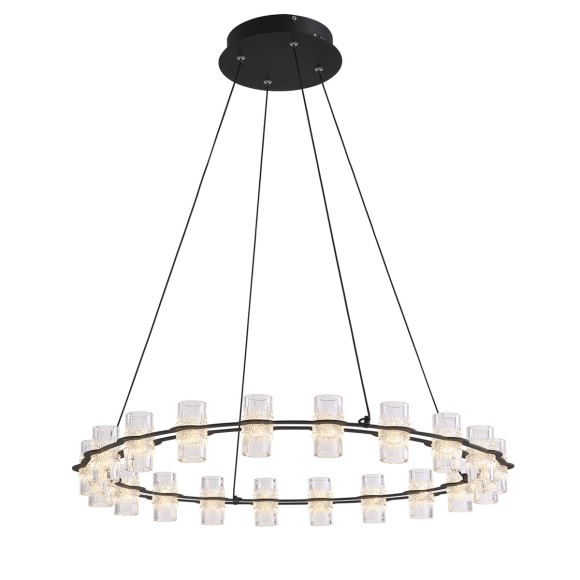 Подвесная светодиодная люстра Delight Collection P0677 P0677-680A black