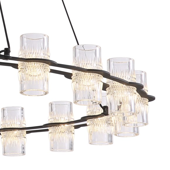 Подвесная светодиодная люстра Delight Collection P0677 P0677-680A black