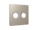 Лицевая панель Alfa (Серо-бежевый матовый) для TV двойной розетки Quant Ambrella Volt AP3733