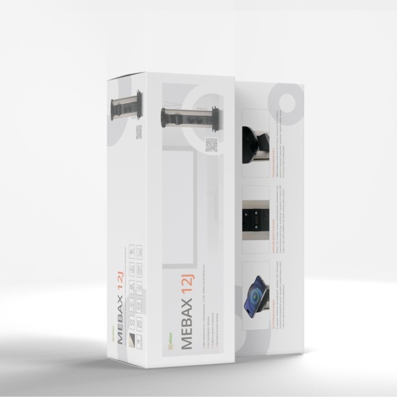 Блок розеток (2 секции, USB type A+C + RJ45 + HDMI) Mebax 00-00002597