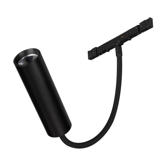 Трековый магнитный светильник Arlight MAG-MICROCOSM-SPOT-FLEX-R26-5W Warm3000 (BK, 24 deg, 24V) (IP20 Металл) 051786