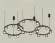 Комплект подвесного светильника Ambrella Light Techno Ring XR92092200 (A9209x3, C9242, C9238, C9232, N8462, N8478)