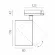 Трековый трехфазный светильник Quattro LED 15G с адаптером Lightstar Alta Base A5347QT15G