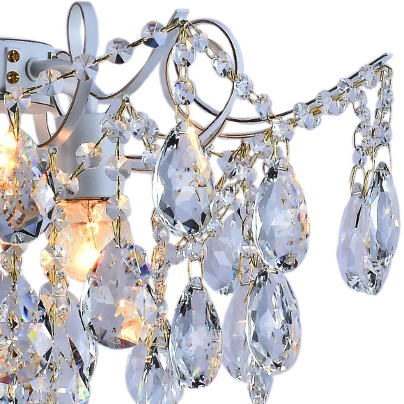 Люстра на штанге Reluce 04058-0.3-04 WH+GOLD PN