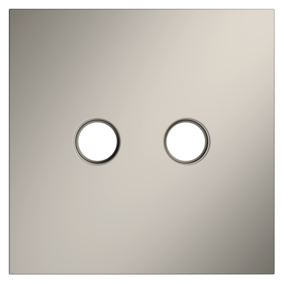 Накладка для розетки телевизионной оконечной TV+SAT Voltum S70 (кашемир) VLS001603