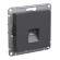 Розетка компьютерная RJ45, кат. 6A, Systeme Electric AtlasDesign Базальт ATN001486