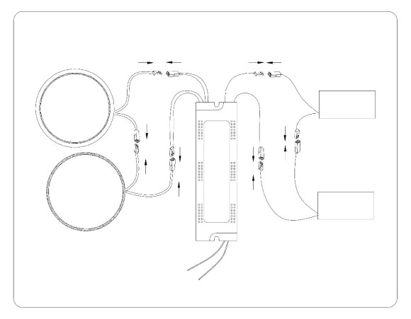 Потолочная светодиодная люстра с пультом управления Ambrella Light LineTech FL51393