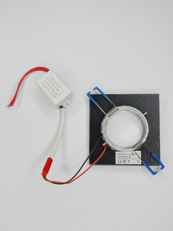 Встраиваемый светильник Elvan TCH-8270/3W-MR16-5.3-Bk