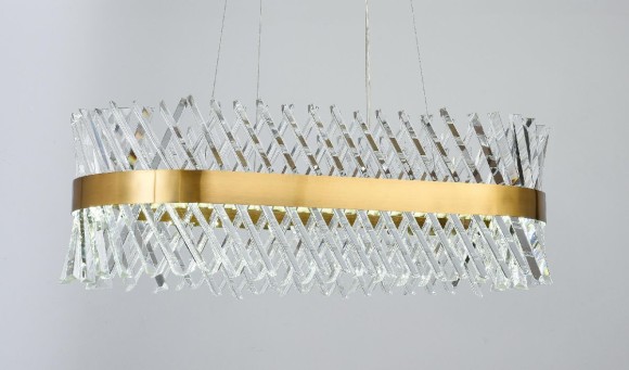 Подвесная светодиодная люстра Lumina Deco Ringletti LDP 8016-800-PR MD