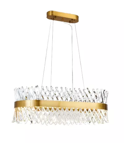 Подвесная светодиодная люстра Lumina Deco Ringletti LDP 8016-800-PR MD