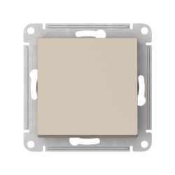 Выключатель с самовозвратом, сх.1, 10АХ, мех., быстрозажим. клем. Systeme Electric AtlasDesign Песочный ATN001215S