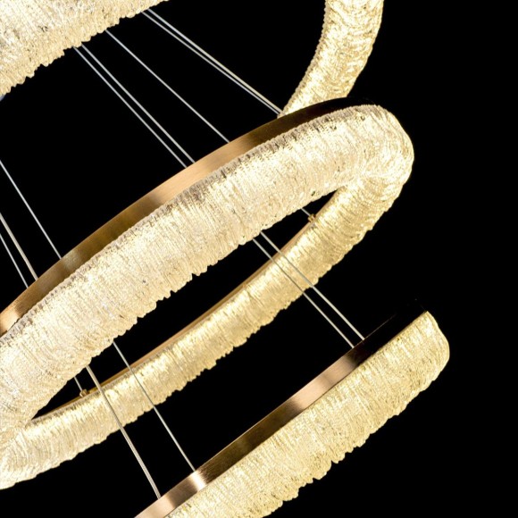 Подвесная светодиодная люстра с пультом управления Modelux MS.9025.800.600.400 BS