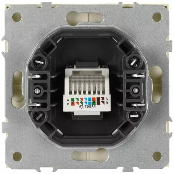 Розетка Эра Galaxy 15-3107-02 информационная RJ45 IP20 слоновая кость Б0070737 Розетка Эра Galaxy 15-3107-02 информационная RJ45 IP20 слоновая кость Б0070737