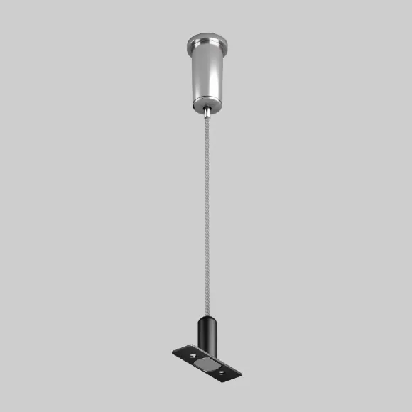 Тросовый подвес Maytoni Levity TRA184SW-1B, Черный, Алюминий, Германия, крупный план основания