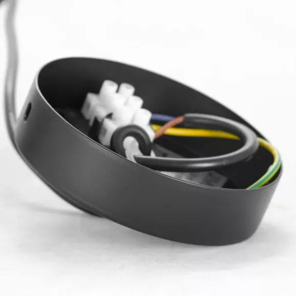 Подвесной светильник Lussole Cleburne LSP-8587, Белый, Черный, Металл