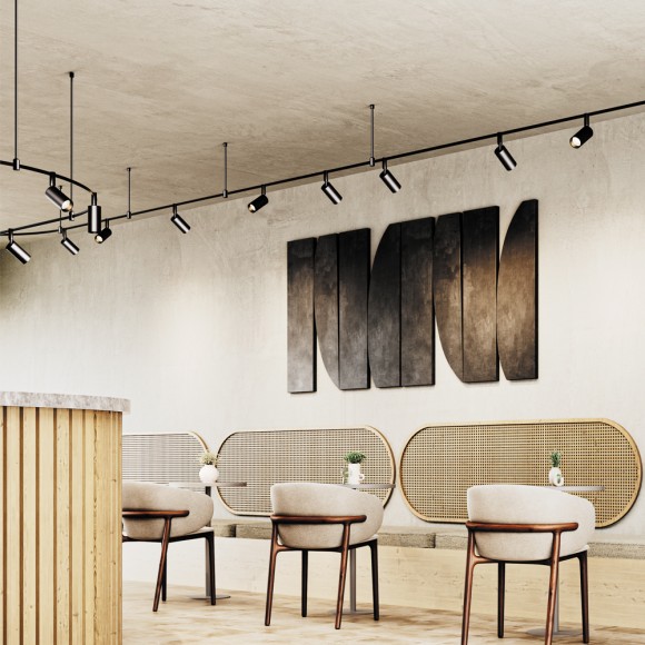 Трековый магнитный светильник Maytoni Focus Led TR201-1-15W3K-M-BBS