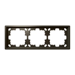 Рамка серия FD 3-постовая Jasmart FD1003BR