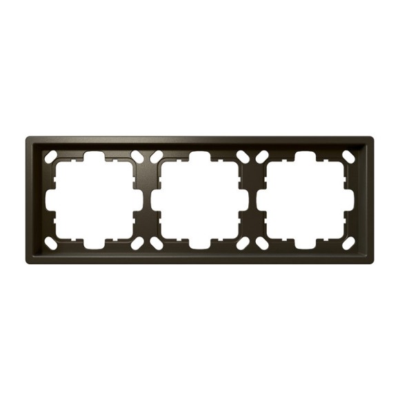 Рамка серия FD 3-постовая Jasmart FD1003BR