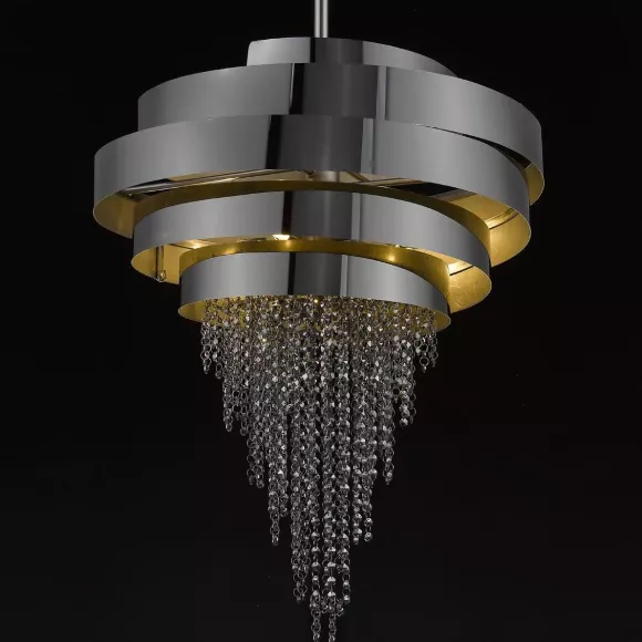 Подвесная люстра Delight Collection 68044 black chrome, Хром, Металл, Хай-тек стиль, крупный план Подвесная люстра Delight Collection 68044 black chrome, Хром, Металл, Хай-тек стиль, крупный план
