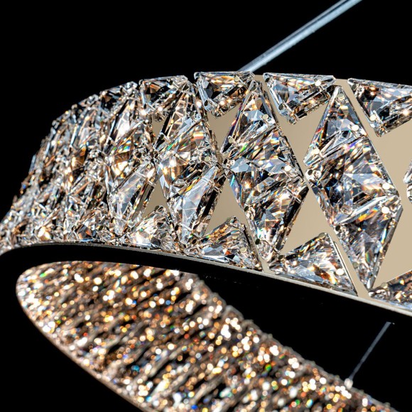 Подвесная светодиодная люстра Modelux ML.335.800 GD