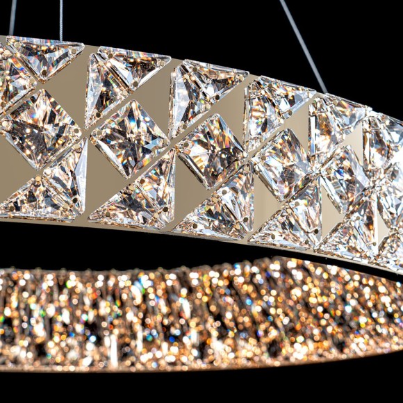 Подвесная светодиодная люстра Modelux ML.335.800 GD