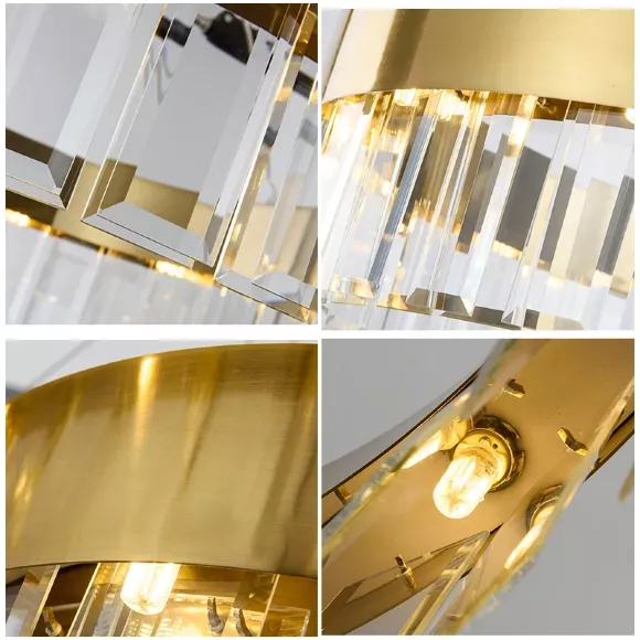 Подвесная люстра Delight Collection 4412-500 br. champagne gold, Золото, Янтарный, Теплый белый, крупный план Подвесная люстра Delight Collection 4412-500 br. champagne gold, Золото, Янтарный, Теплый белый, крупный план