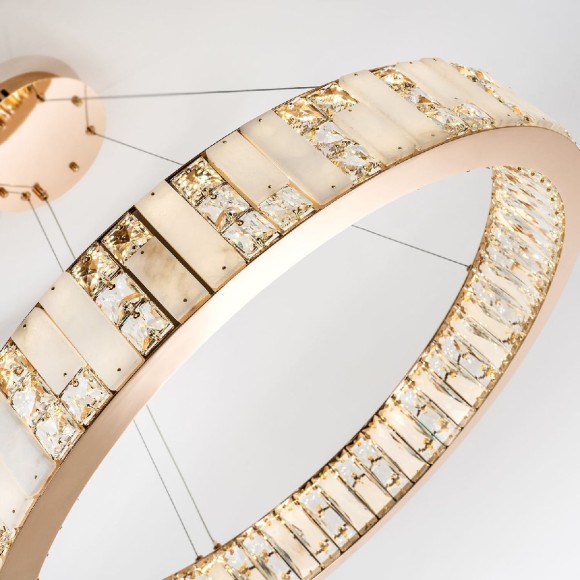 Подвесная светодиодная люстра Modelux ML.6985.800P GD