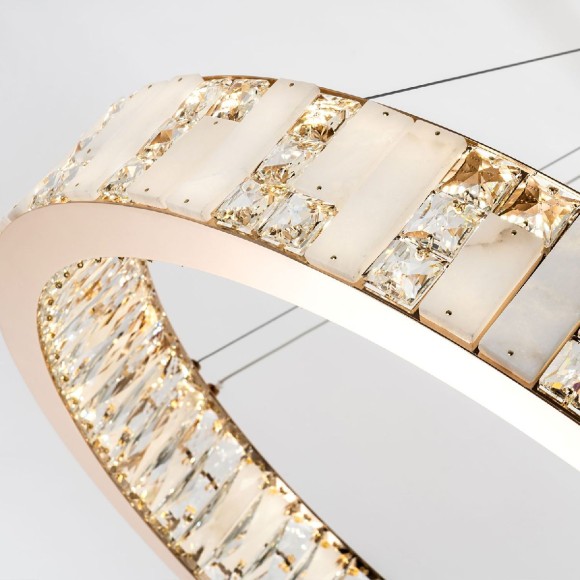 Подвесная светодиодная люстра Modelux ML.6985.800P GD