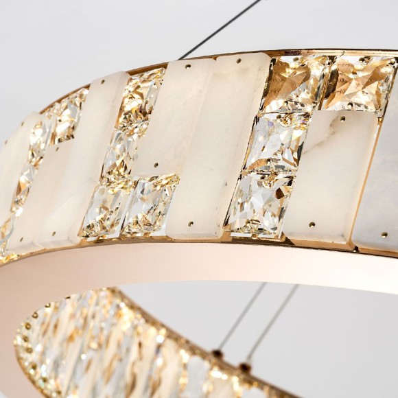 Подвесная светодиодная люстра Modelux ML.6985.800P GD