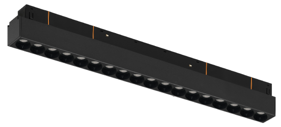 Трековый магнитный светильник iLedex Vision 4822-002-L350-18W-38DG-4000K-BK