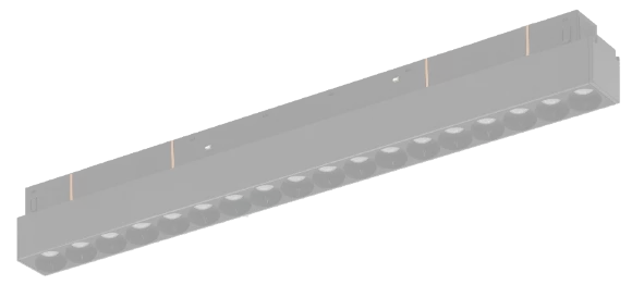 Трековый магнитный светильник iLedex Vision 4822-002-L350-18W-38DG-4000K-BK
