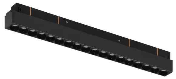 Трековый магнитный светильник iLedex Vision 4822-002-L350-18W-38DG-4000K-BK