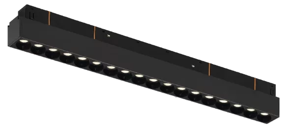 Трековый магнитный светильник iLedex Vision 4822-002-L350-18W-38DG-4000K-BK