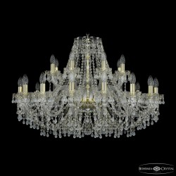 Подвесная люстра Bohemia Ivele Crystal 1410/16+8/360 G V0300