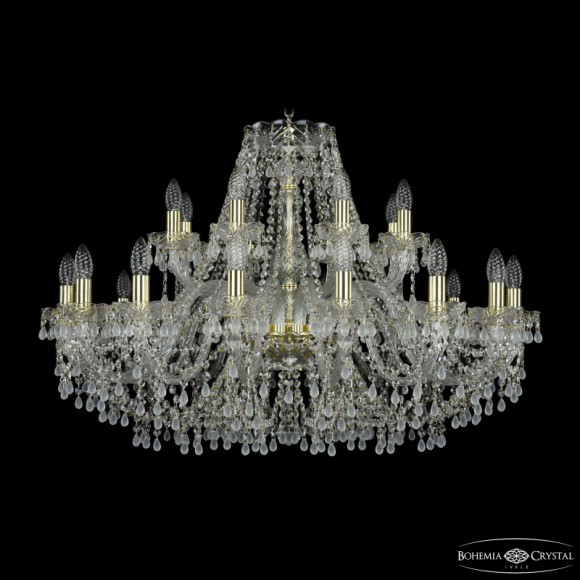 Подвесная люстра Bohemia Ivele Crystal 1410/16+8/360 G V0300