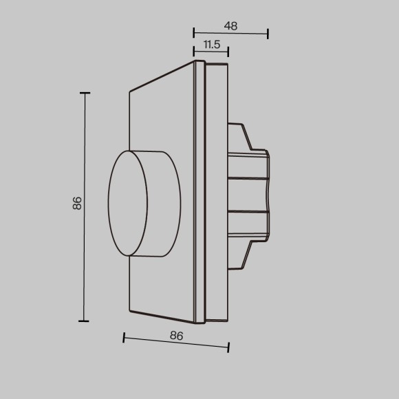 Роторная панель управления Maytoni Triac 731005