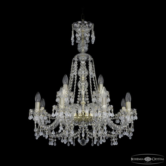 Подвесная люстра Bohemia Ivele Crystal 1410/8+4/240/XL-80 G V0300