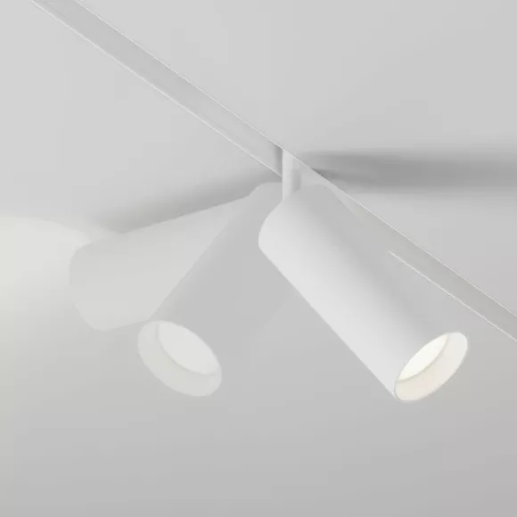 Трековый магнитный светильник Maytoni Focus LED TR032-4-20WTW-M-DD2-W, Белый, От теплого до холодного, Алюминий, вид снизу