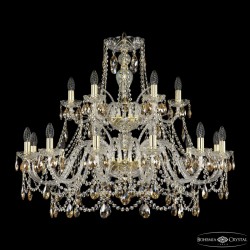 Подвесная люстра Bohemia Ivele Crystal 1411/12+6/360/2d G K721