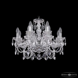 Подвесная люстра Bohemia Ivele Crystal 1411/8+4/195 Ni