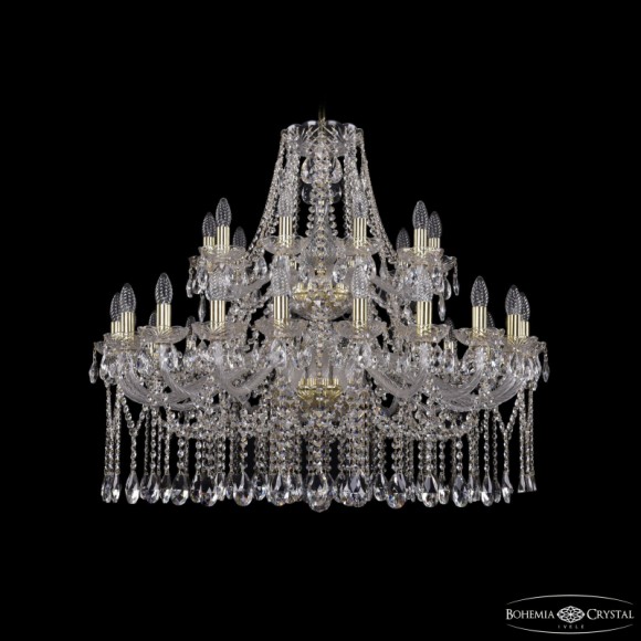 Подвесная люстра Bohemia Ivele Crystal 1413/20+10/360/2d G