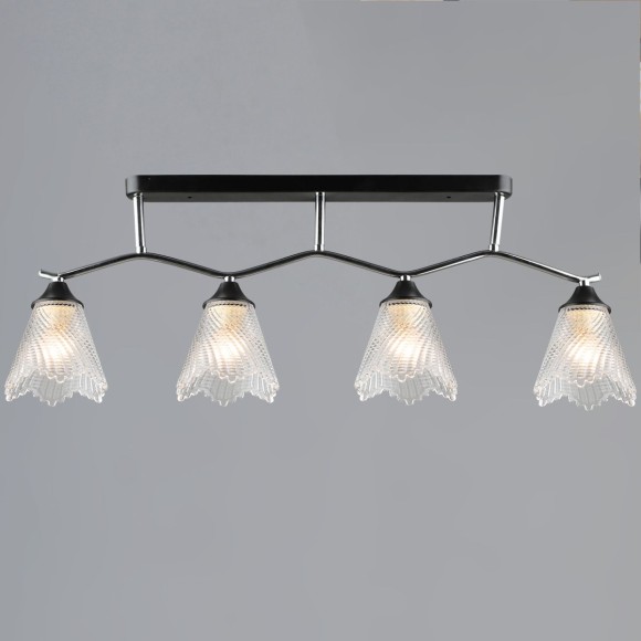 Потолочная люстра Reluce 77320-0.3-04 CH+BK