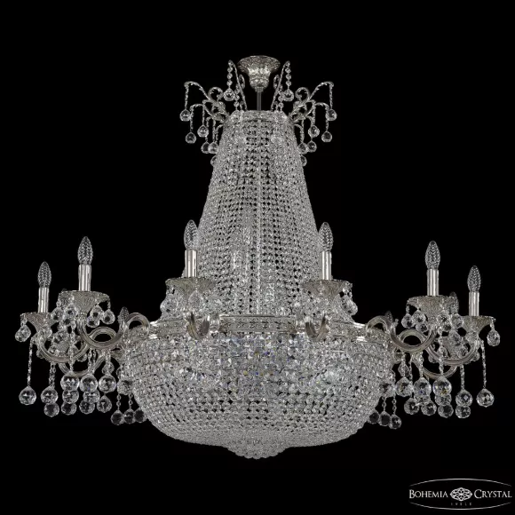 Потолочная люстра Bohemia Ivele Crystal 2228H201/12/123IV/Y1 Ni Потолочная люстра Bohemia Ivele Crystal 2228H201/12/123IV/Y1 Ni