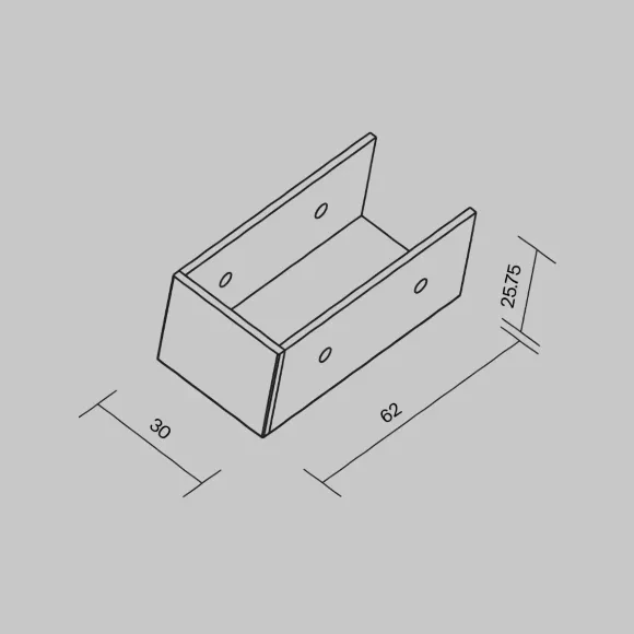 Заглушка к профилю Maytoni Elasity IP O-TR001-EC-W, Белый, Алюминий, Германия