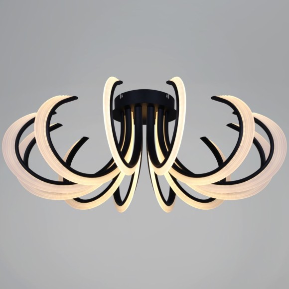 Потолочная светодиодная люстра Reluce 74390-0.3-12L black